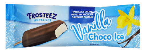 Vanilla Choco Ice Packaging